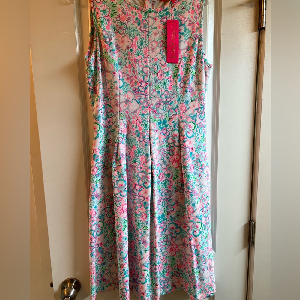 Lilly Pulitzer Kinsey Dress in Resort White Love Bug